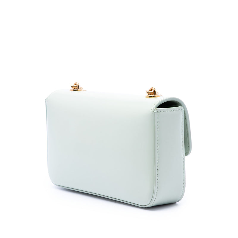 Shiny Calfskin Triomphe Claude Chain Shoulder Bag - Image 2