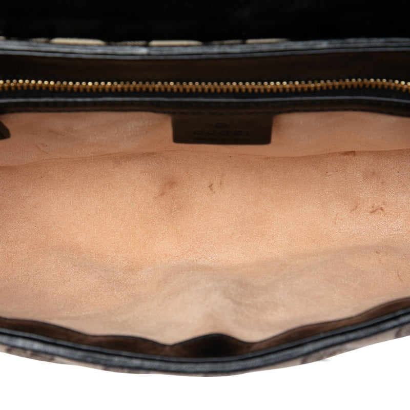 Medium GG Marmont Matelasse Diagonal GG Canvas Shoulder Bag - Image 4