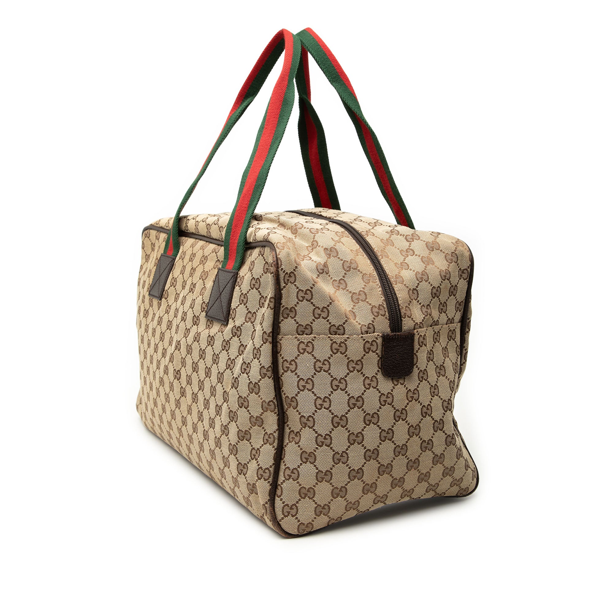 GG Canvas Web Duffle Bag - Image 2