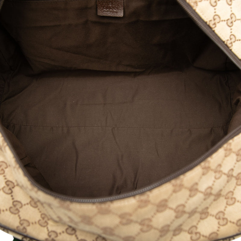 GG Canvas Web Duffle Bag - Image 4