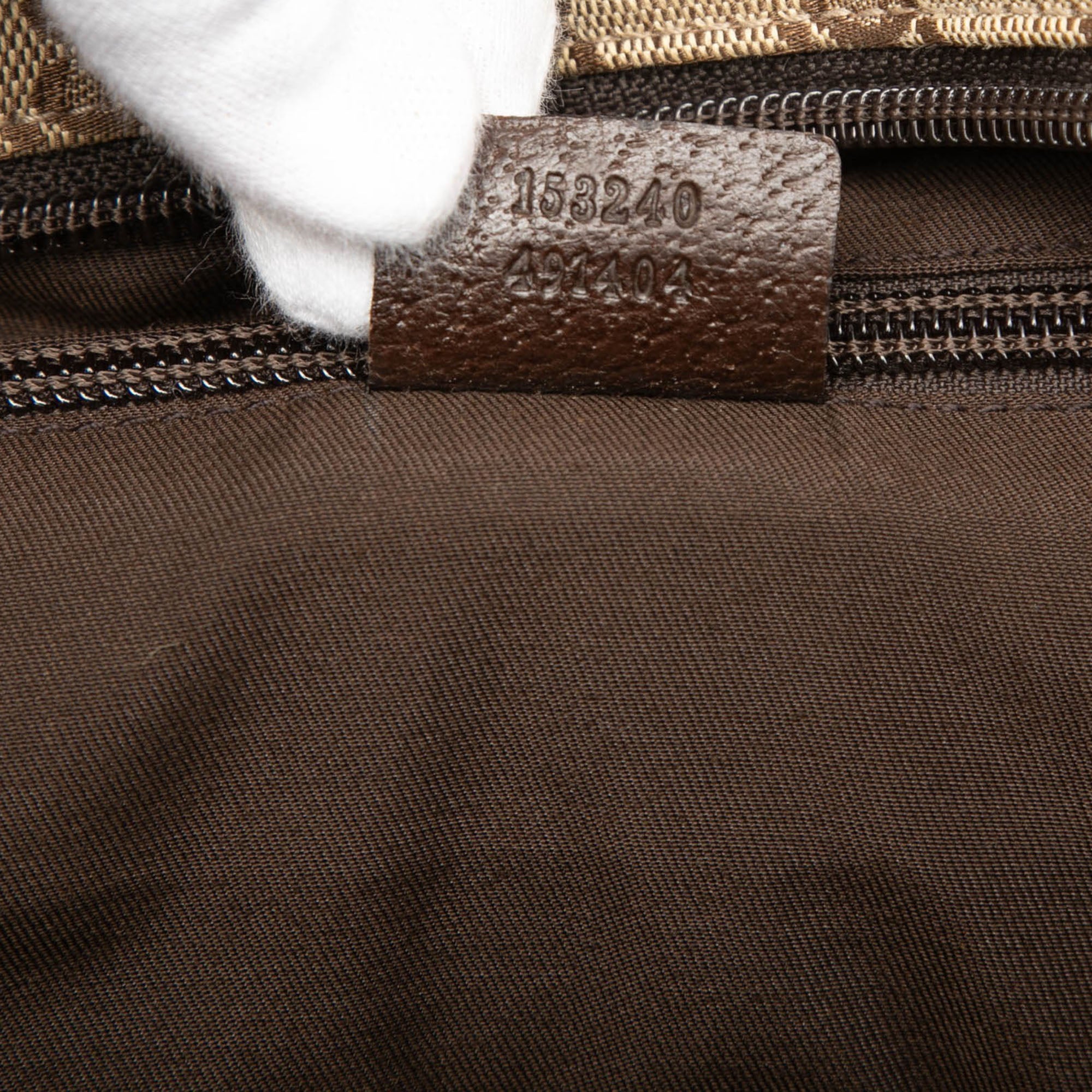 GG Canvas Web Duffle Bag - Image 6
