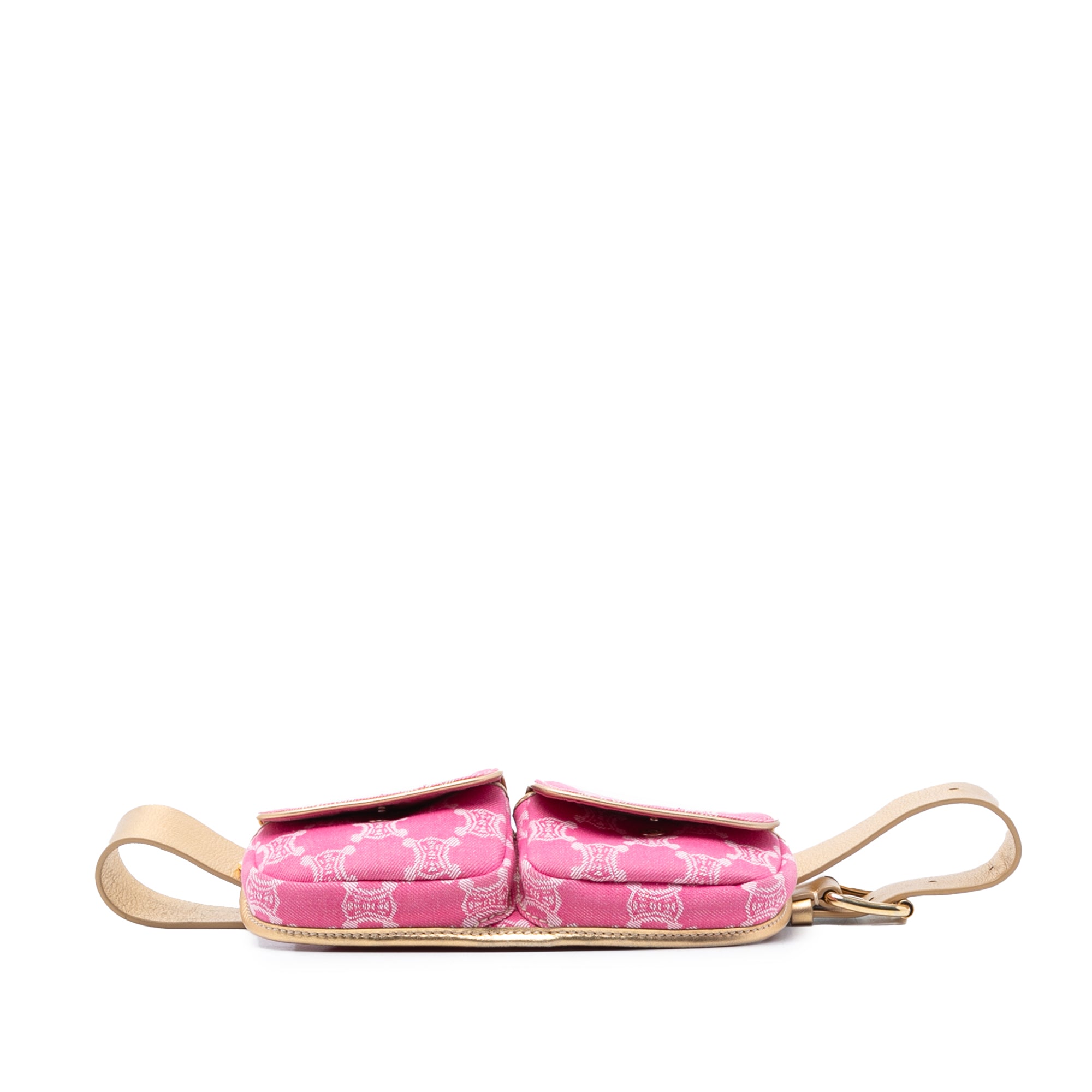 Macadam Denim Double Pocket Belt Bag - Image 3