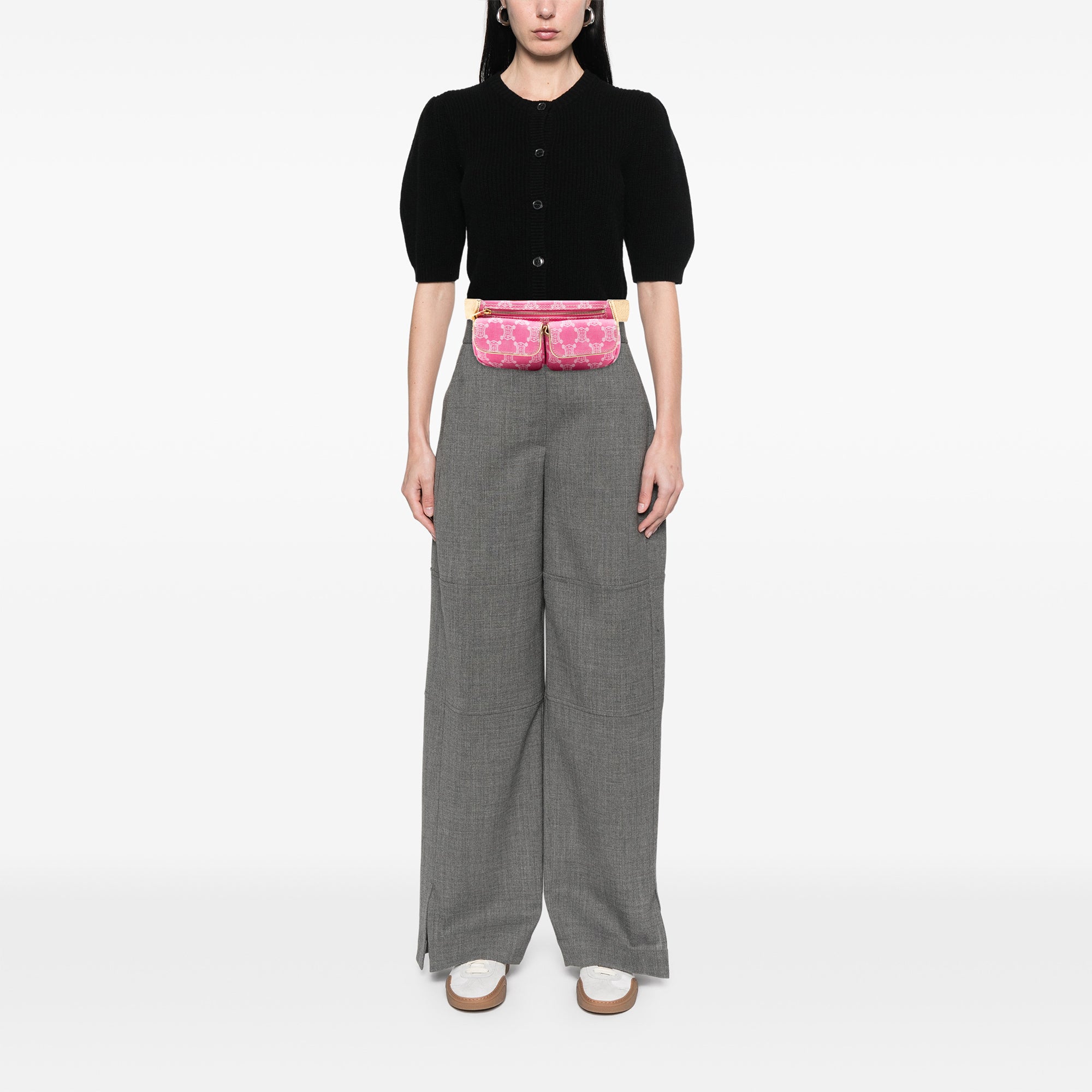 Macadam Denim Double Pocket Belt Bag - Image 7