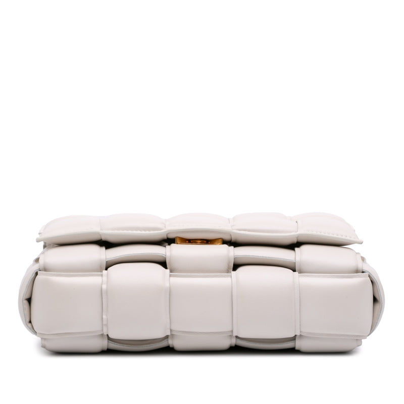 Nappa Intrecciato Padded Chain Cassette Satchel - Image 3