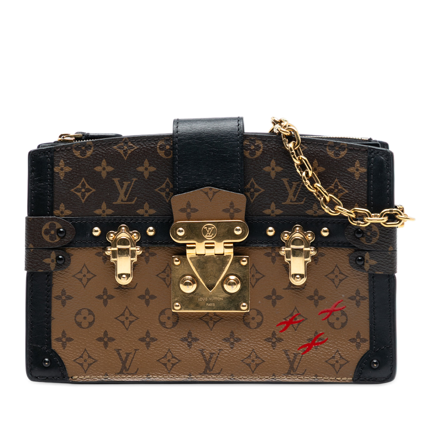 Monogram Reverse Trunk Clutch - Image 1