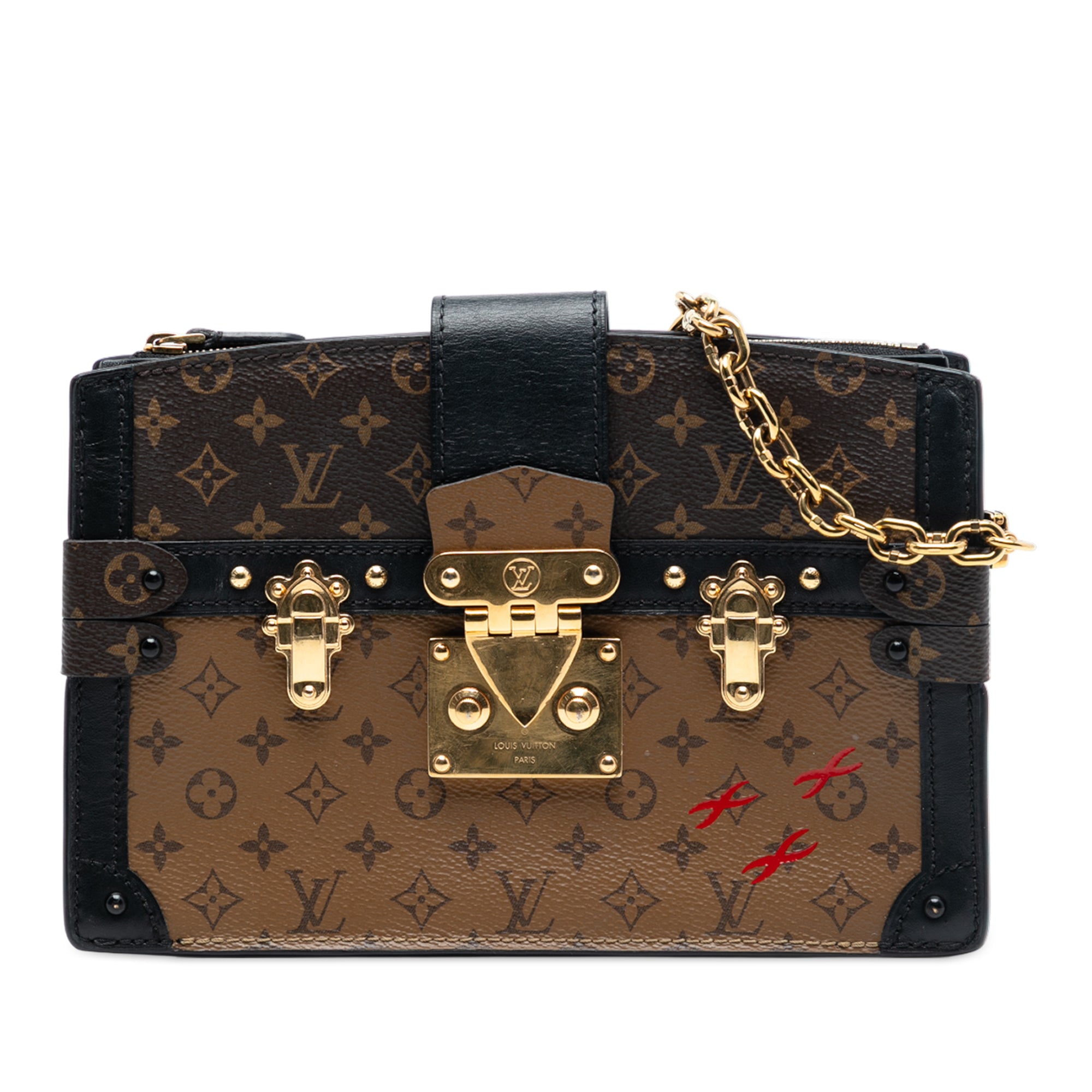 Monogram Reverse Trunk Clutch - Image 1