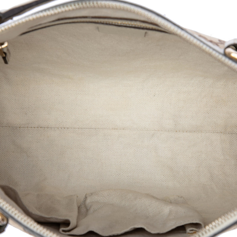 GG Canvas Web Mayfair Satchel - Image 4