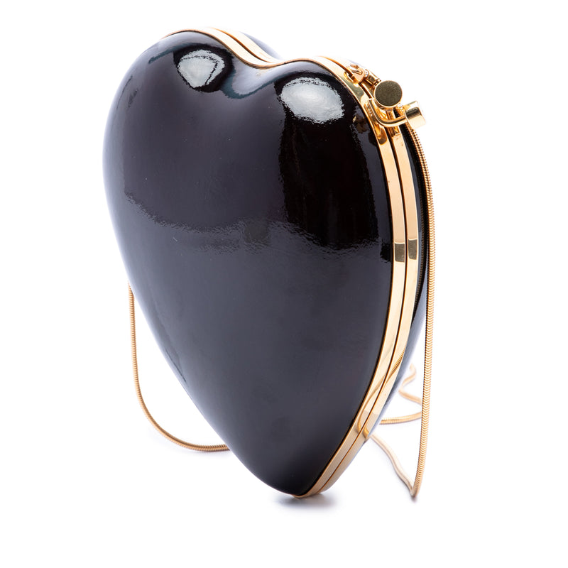 Patent Love Box Chain Clutch - Image 2