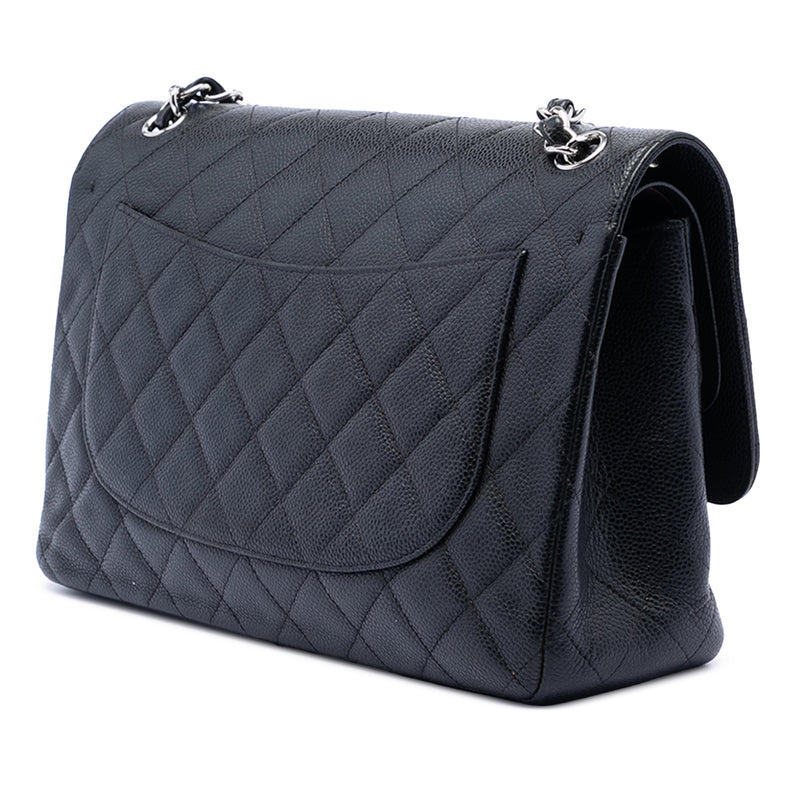Jumbo Classic Caviar Double Flap - Image 2