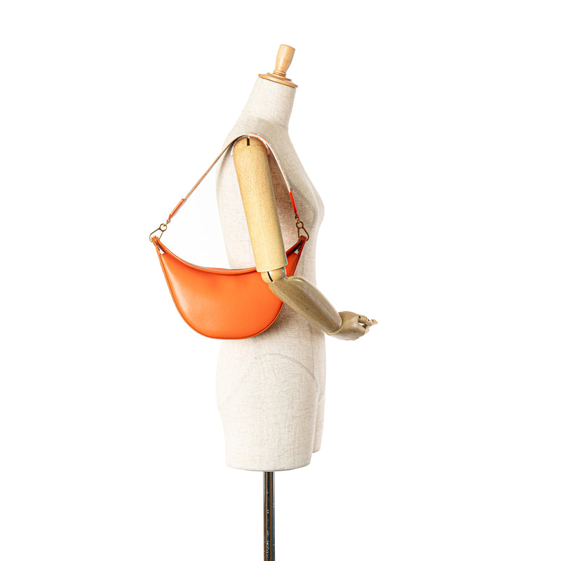 Small Leather Luna Hobo - Image 7