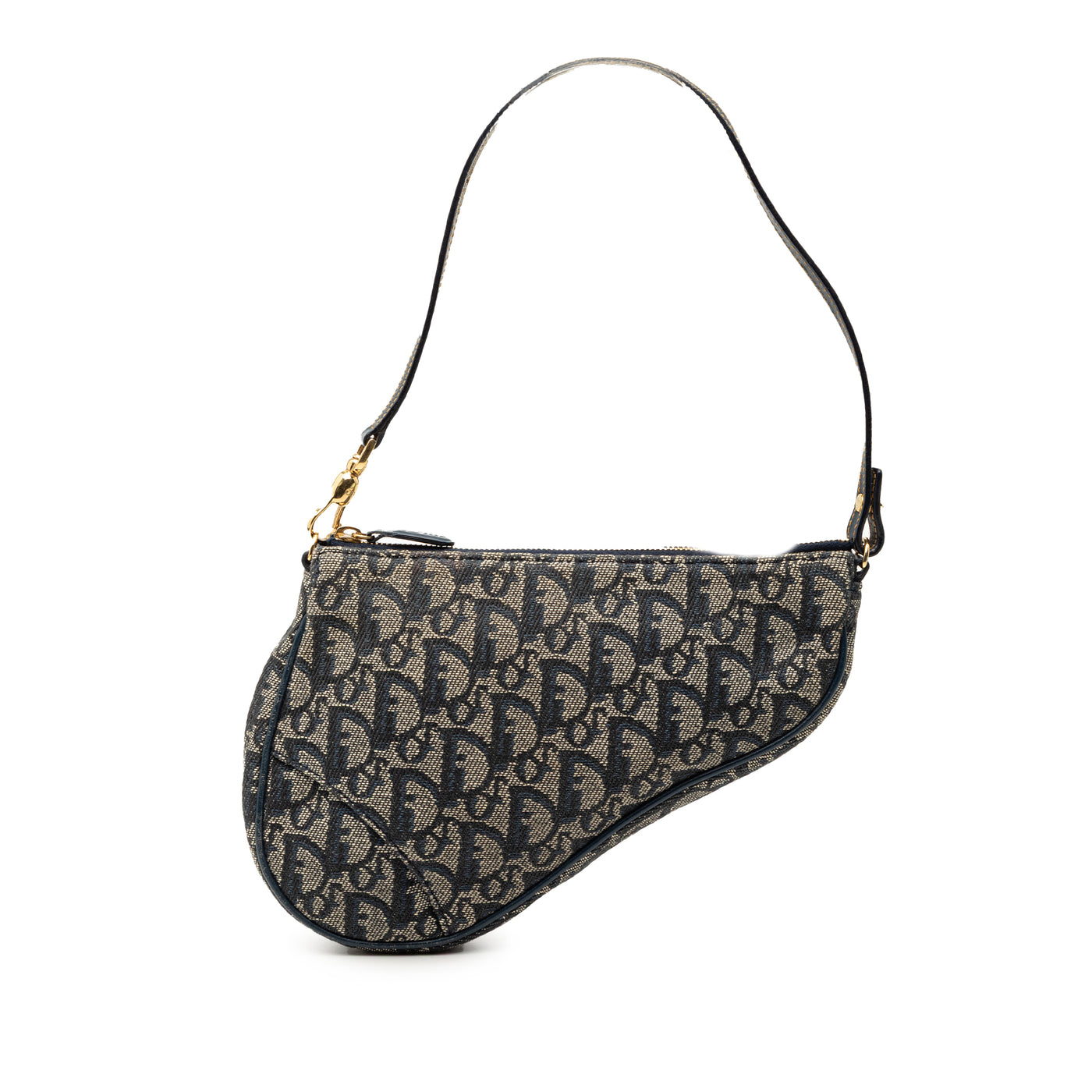 Mini Diorissimo Canvas Saddle Pochette - Image 1