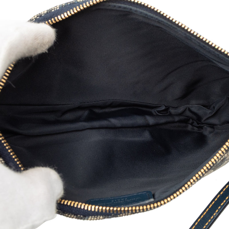 Mini Diorissimo Canvas Saddle Pochette - Image 4