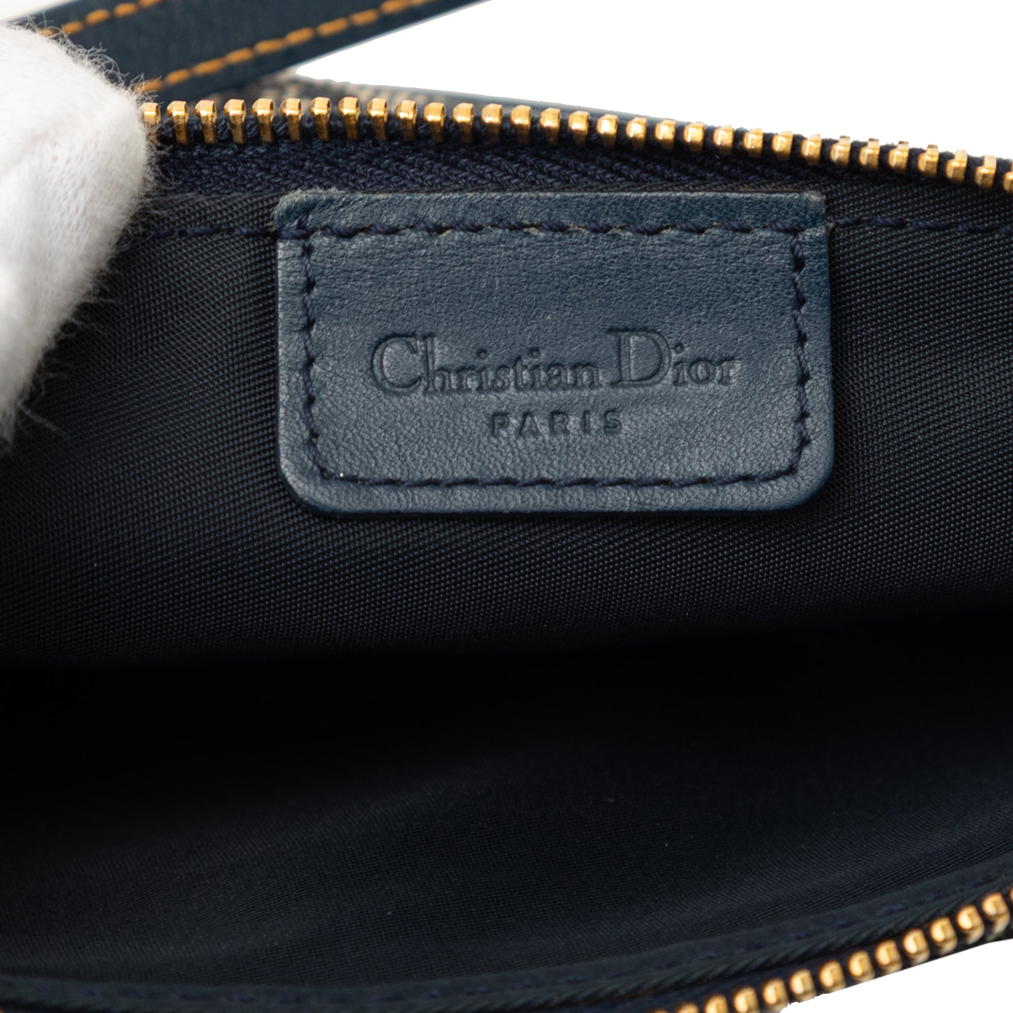 Mini Diorissimo Canvas Saddle Pochette - Image 5