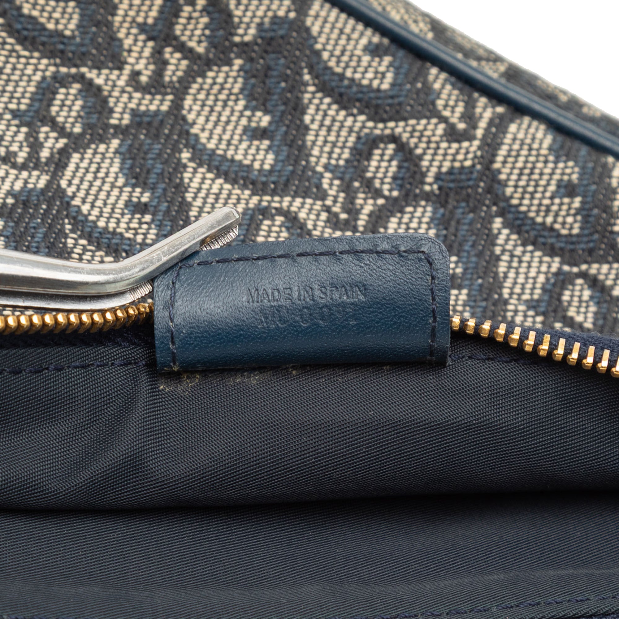 Mini Diorissimo Canvas Saddle Pochette - Image 6