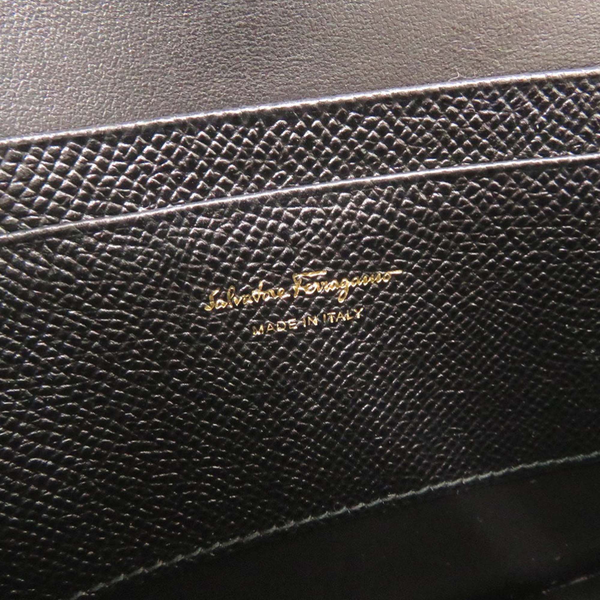 Grained Calfskin Gancini Crossbody - Image 4