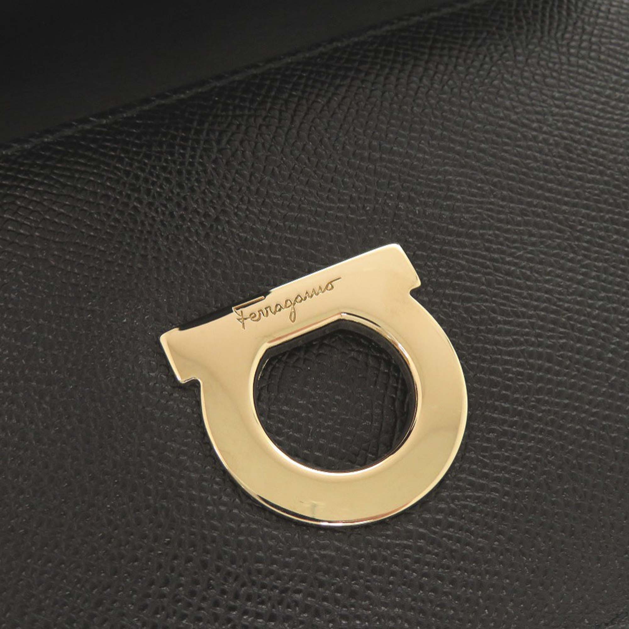 Grained Calfskin Gancini Crossbody - Image 5