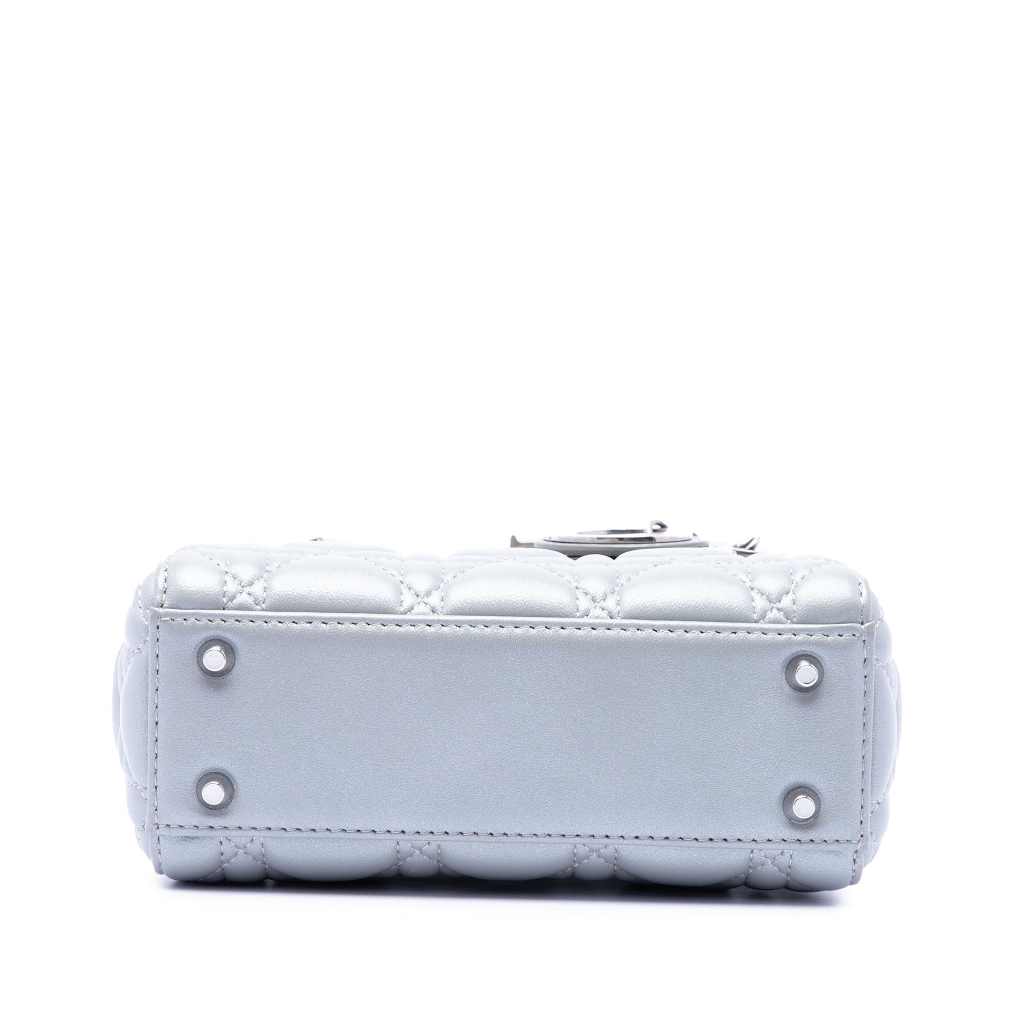 Mini Iridescent Lambskin Cannage Lady Dior - Image 3
