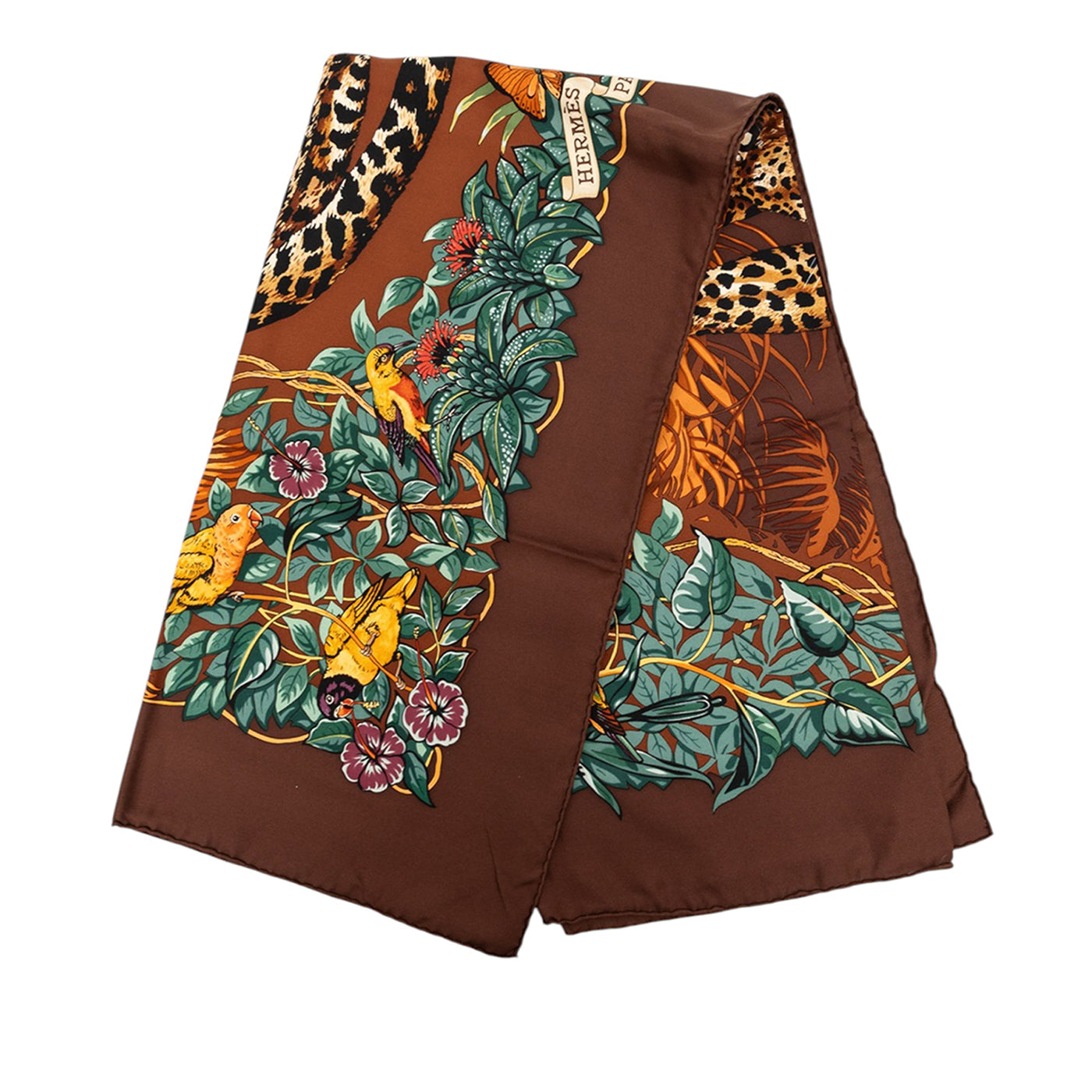 Jungle Love Silk Scarf 90 - Image 1