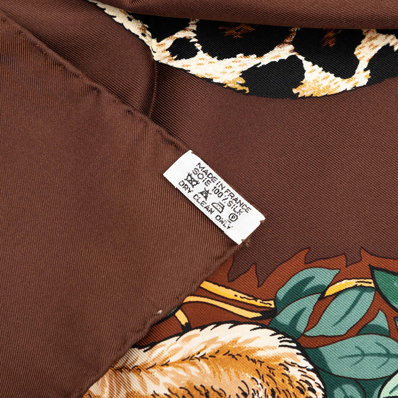 Jungle Love Silk Scarf 90 - Image 3