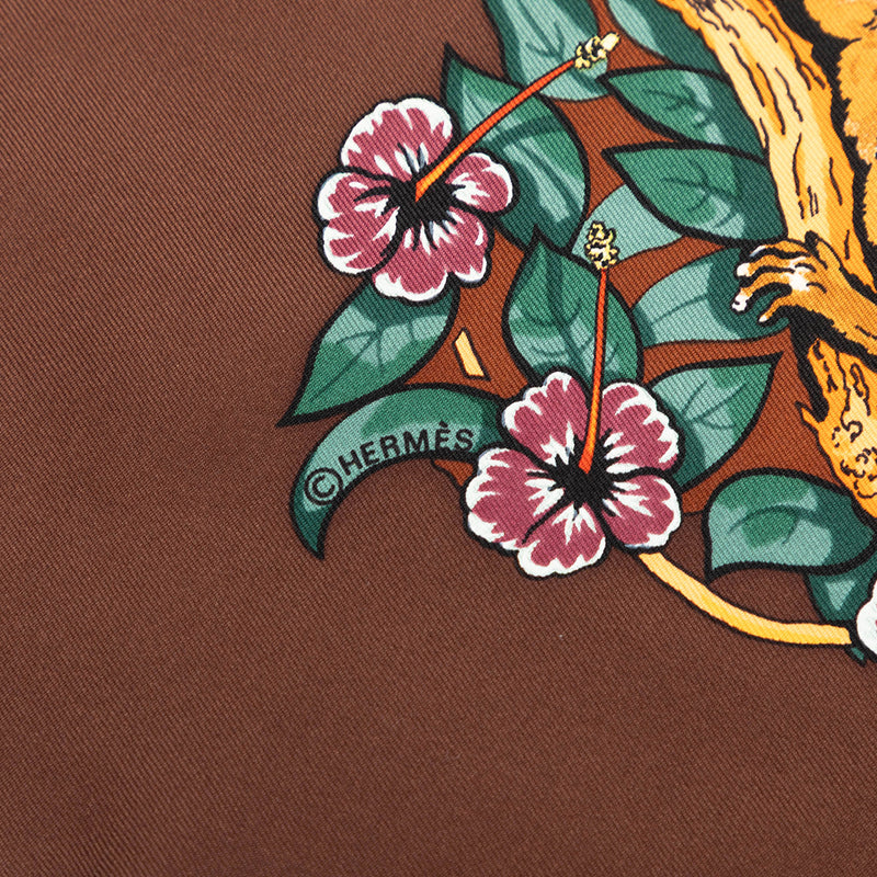 Jungle Love Silk Scarf 90 - Image 8