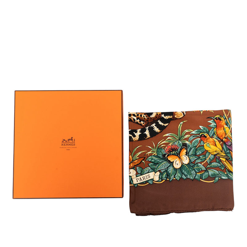 Jungle Love Silk Scarf 90 - Image 9