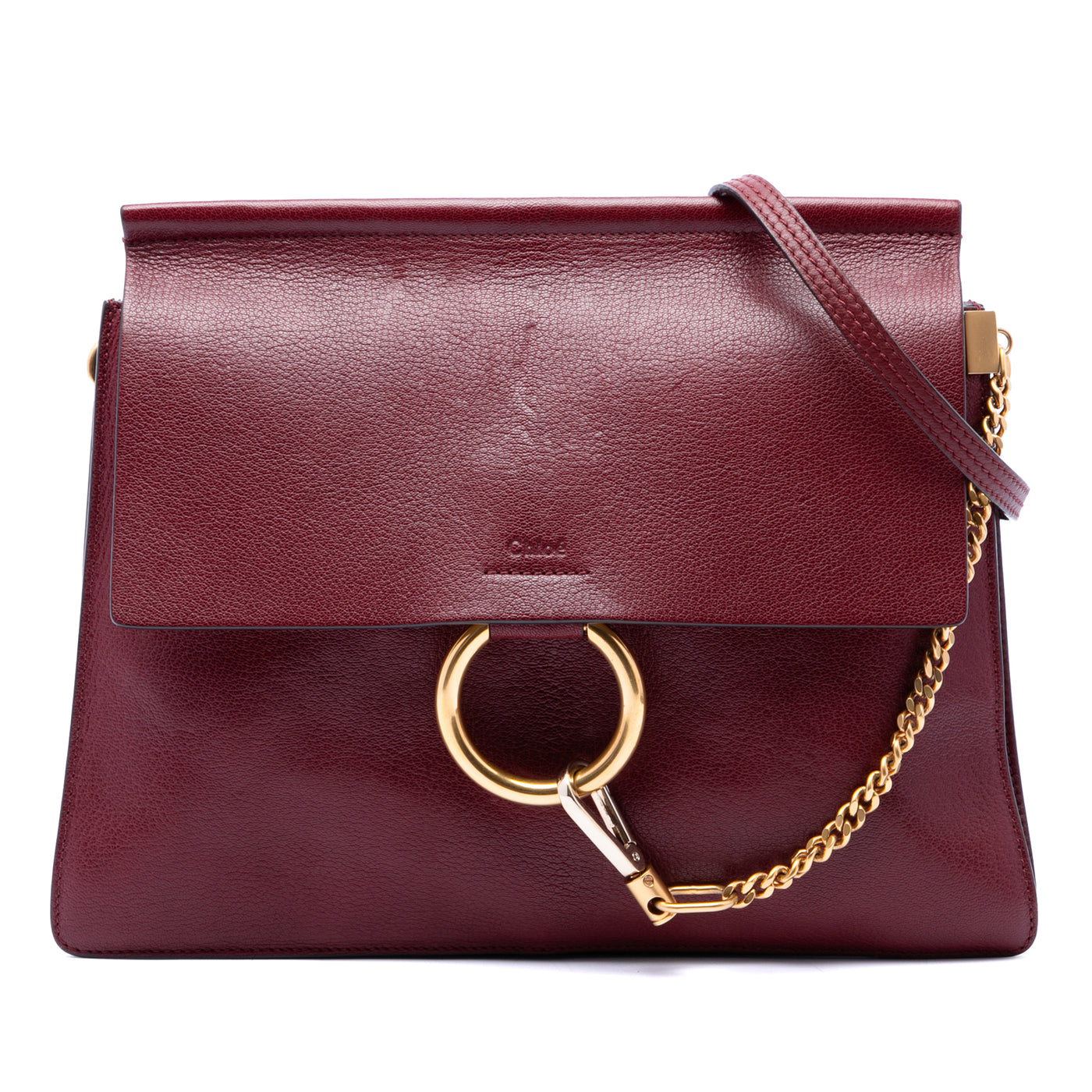 Medium Leather Faye Shoulder Bag - Image 1