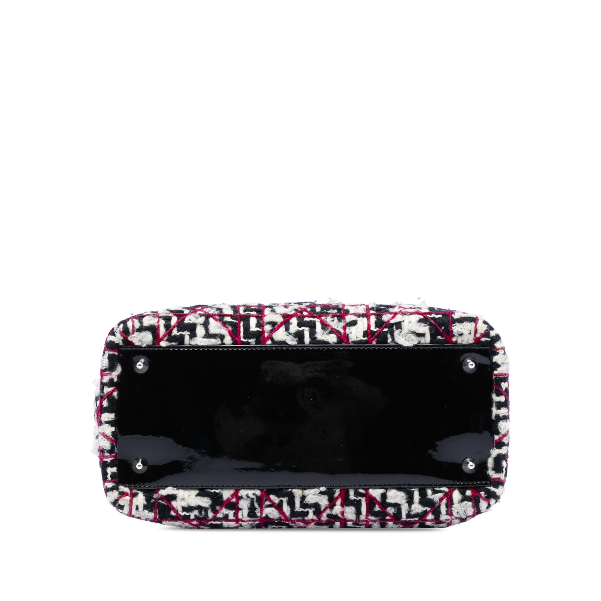 Medium Tweed Cannage Fringe Lady Dior - Image 3