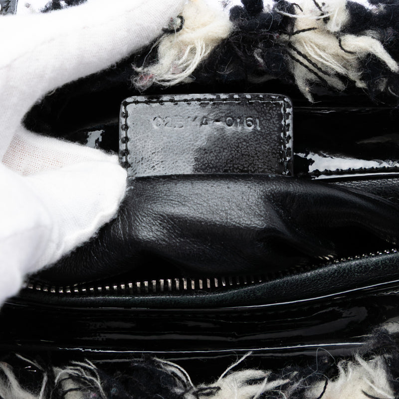 Medium Tweed Cannage Fringe Lady Dior - Image 6
