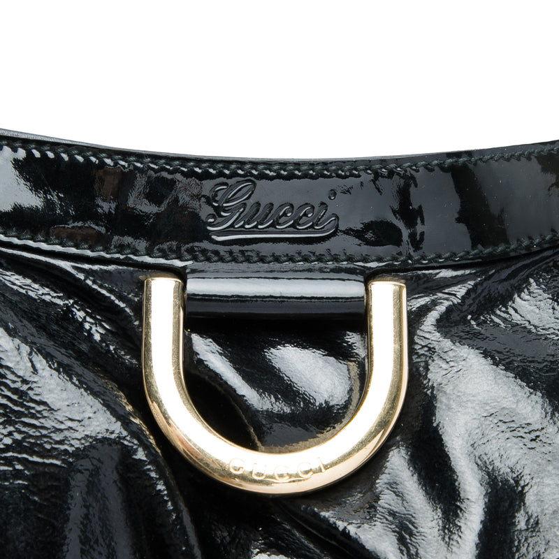 Patent Abbey D Ring Shoulder Bag - Image 5