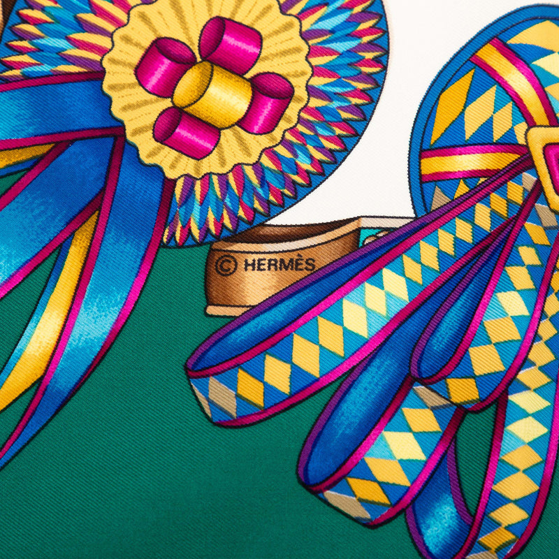 Les Rubans du Cheval Silk Scarf 90 - Image 3