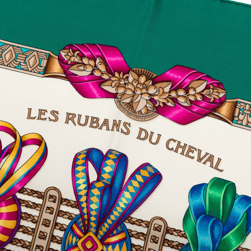 Les Rubans du Cheval Silk Scarf 90 - Image 6
