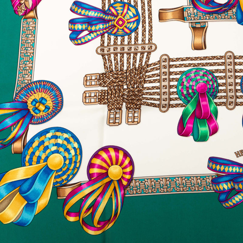 Les Rubans du Cheval Silk Scarf 90 - Image 7