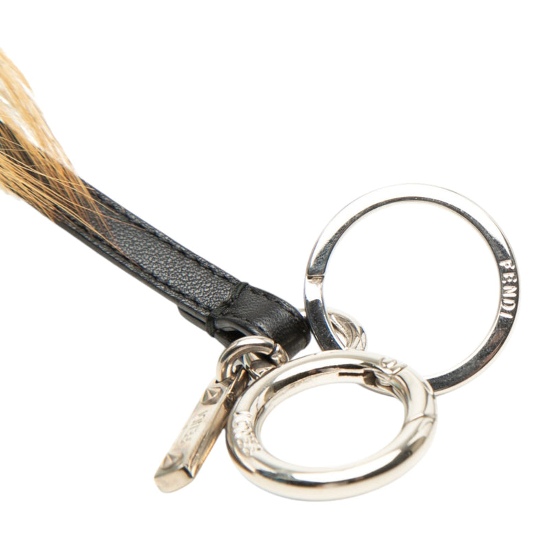 Tricolor Fur Monster Bug Key Chain and Bag Charm - Image 3