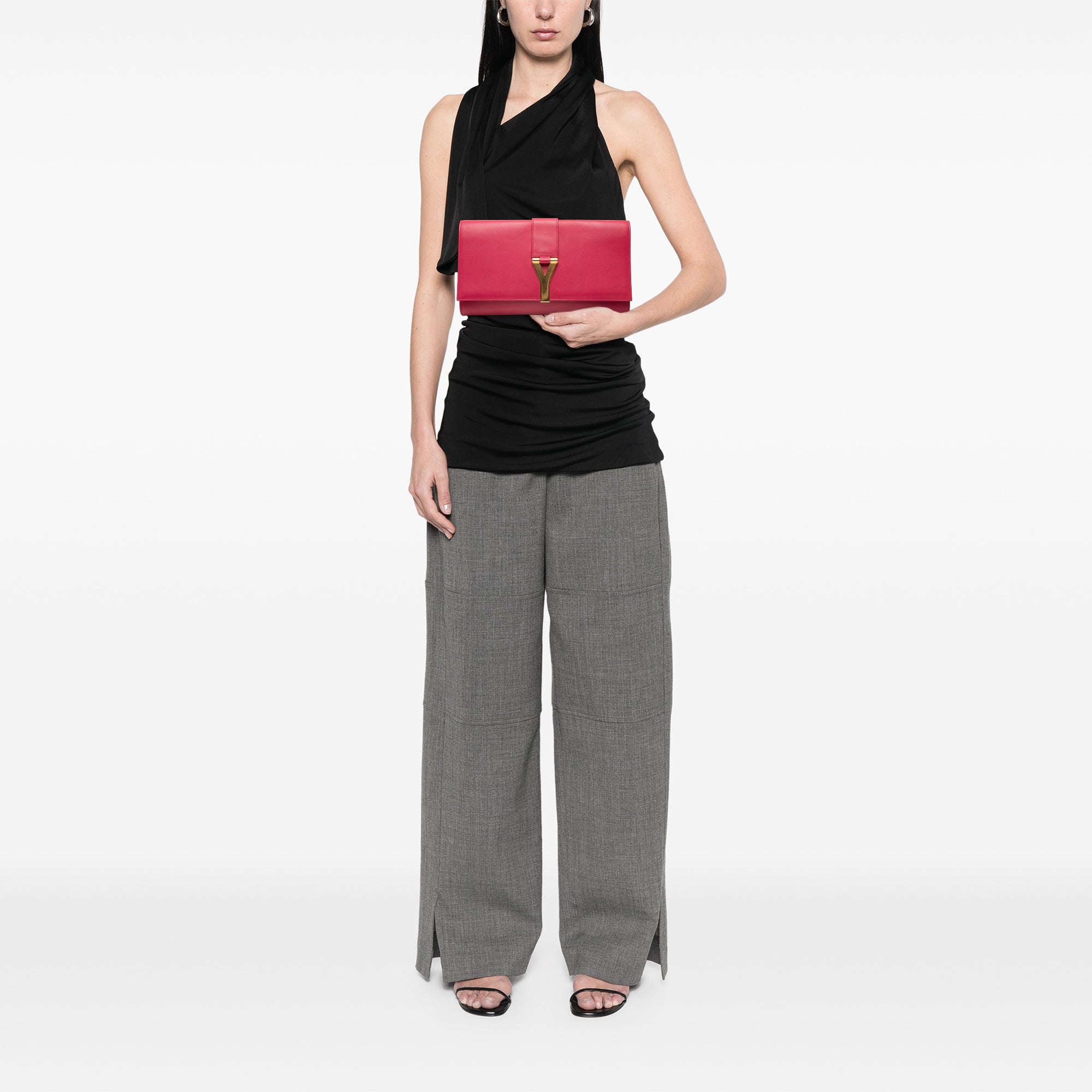 Leather Chyc Ligne Clutch - Image 7