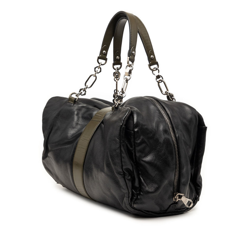 Bicolor Leather Laura 33 Handbag - Image 2
