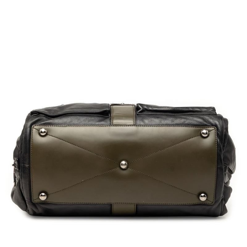Bicolor Leather Laura 33 Handbag - Image 3