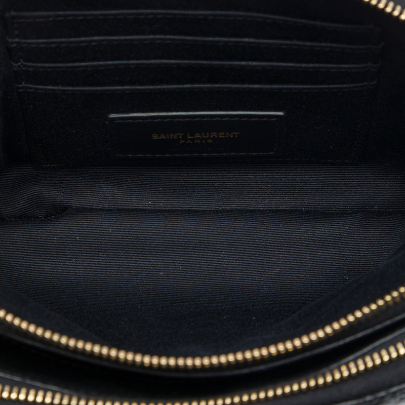 Mini Quilted Lambskin Becky Double Zip Crossbody - Image 4