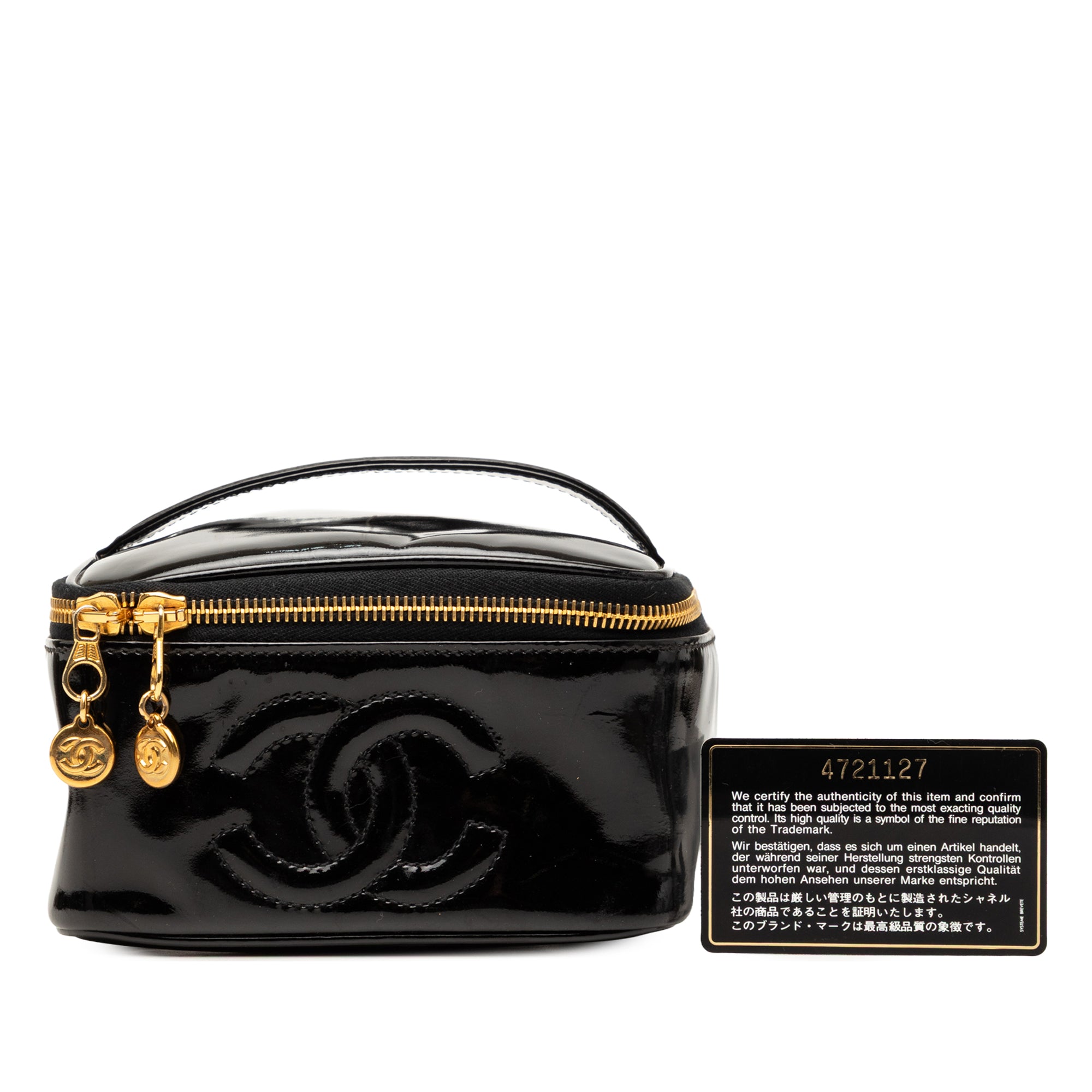 CC Patent Vanity Bag - Image 8