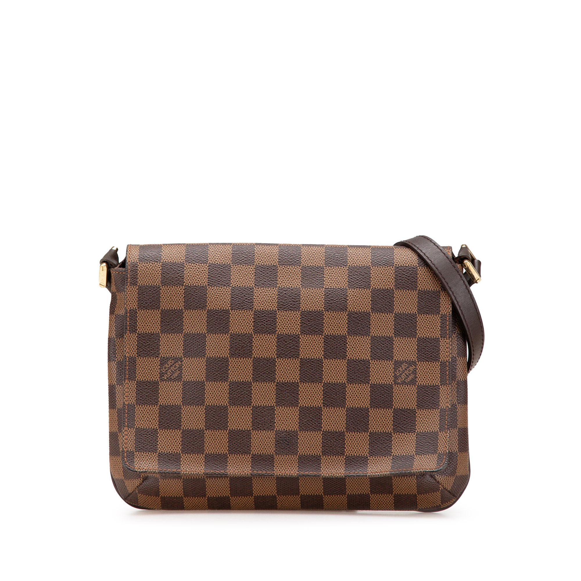 Damier Ebene Musette Tango Short Strap - Image 1