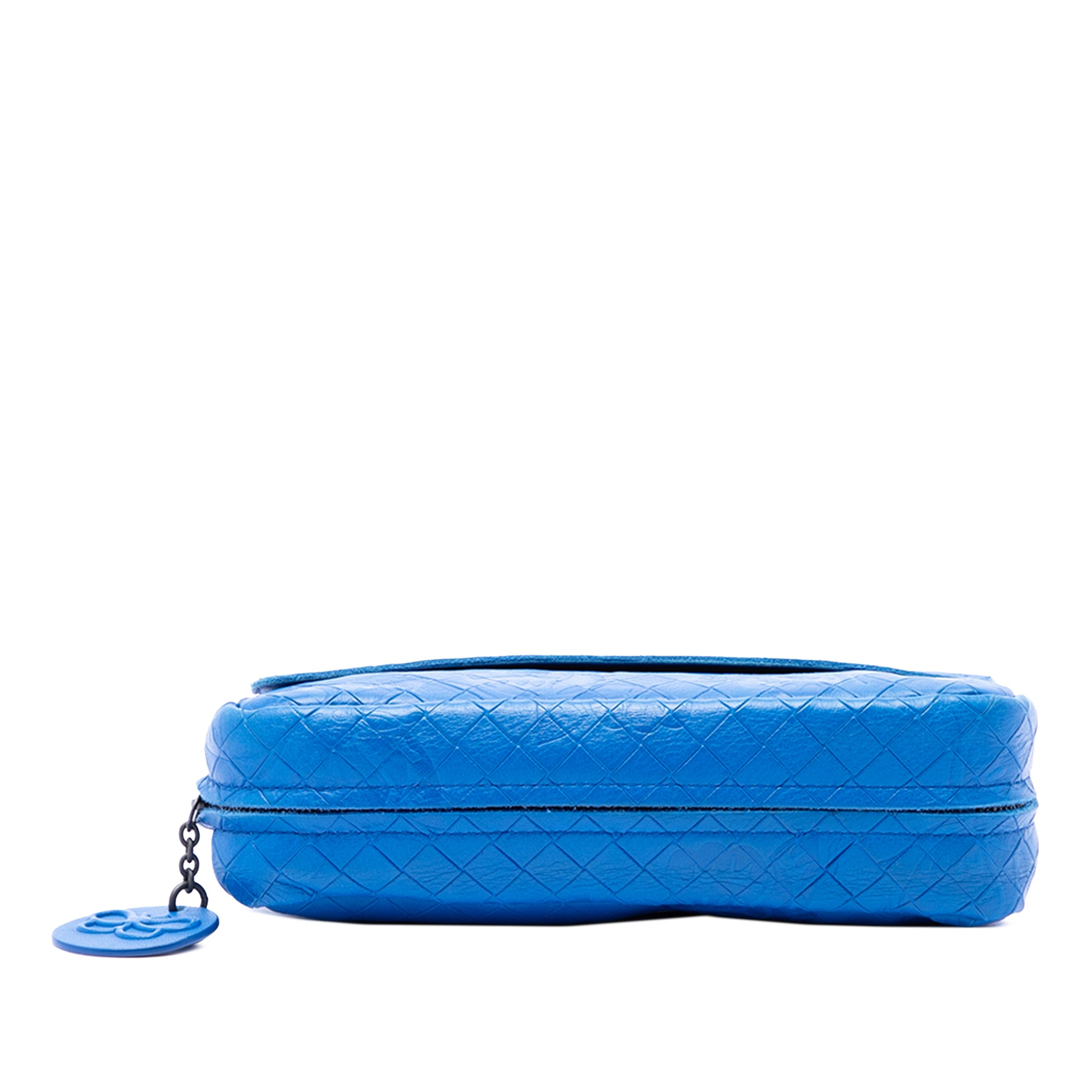 Small Calfskin Intrecciomirage Embossed Butterfly Chain Crossbody - Image 3