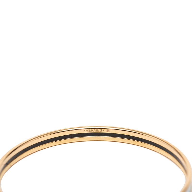 Extra Narrow Enamel Uni Bangle 62 - Image 4