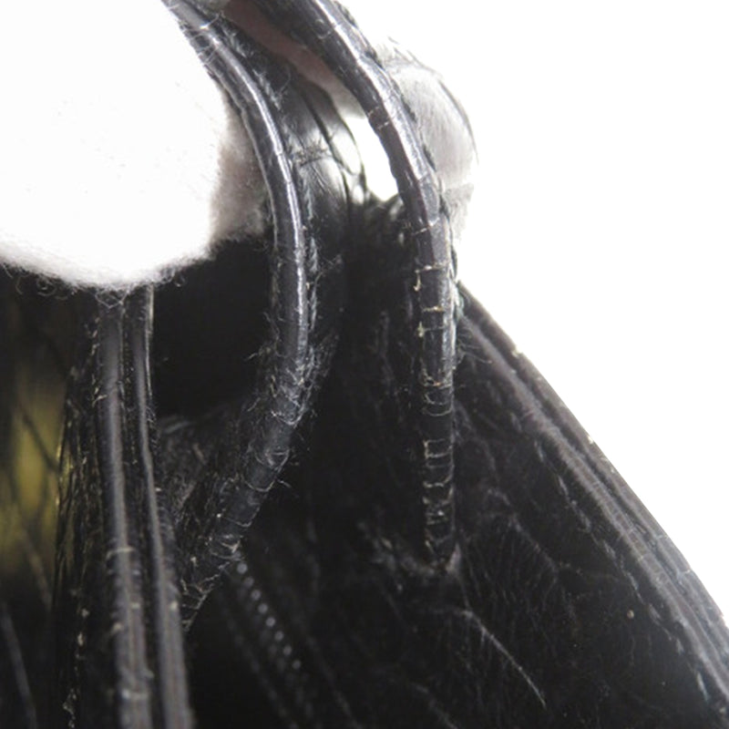 Croc Embossed Leather Vara Satchel - Image 17
