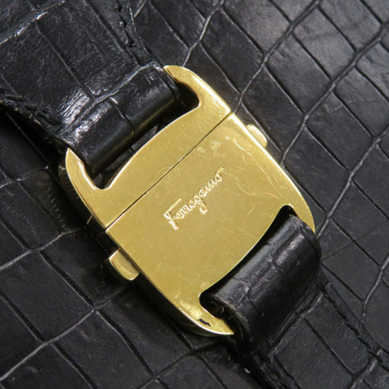 Croc Embossed Leather Vara Satchel - Image 25