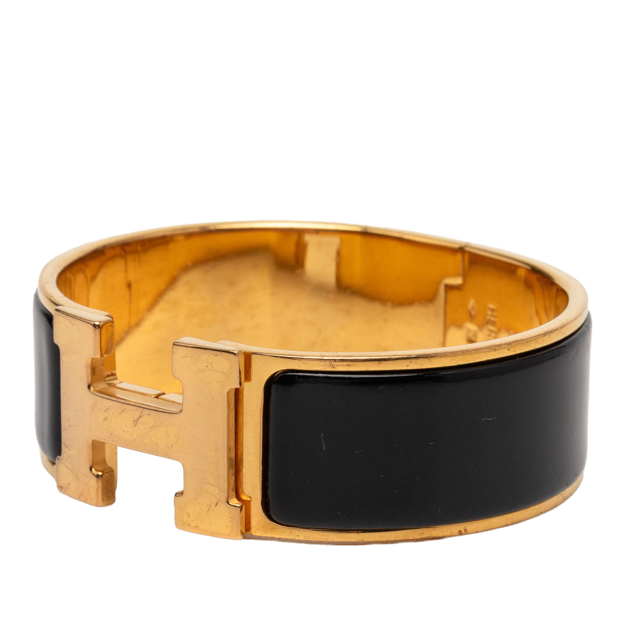 Wide Enamel Clic Clac H Bracelet GM - Image 2