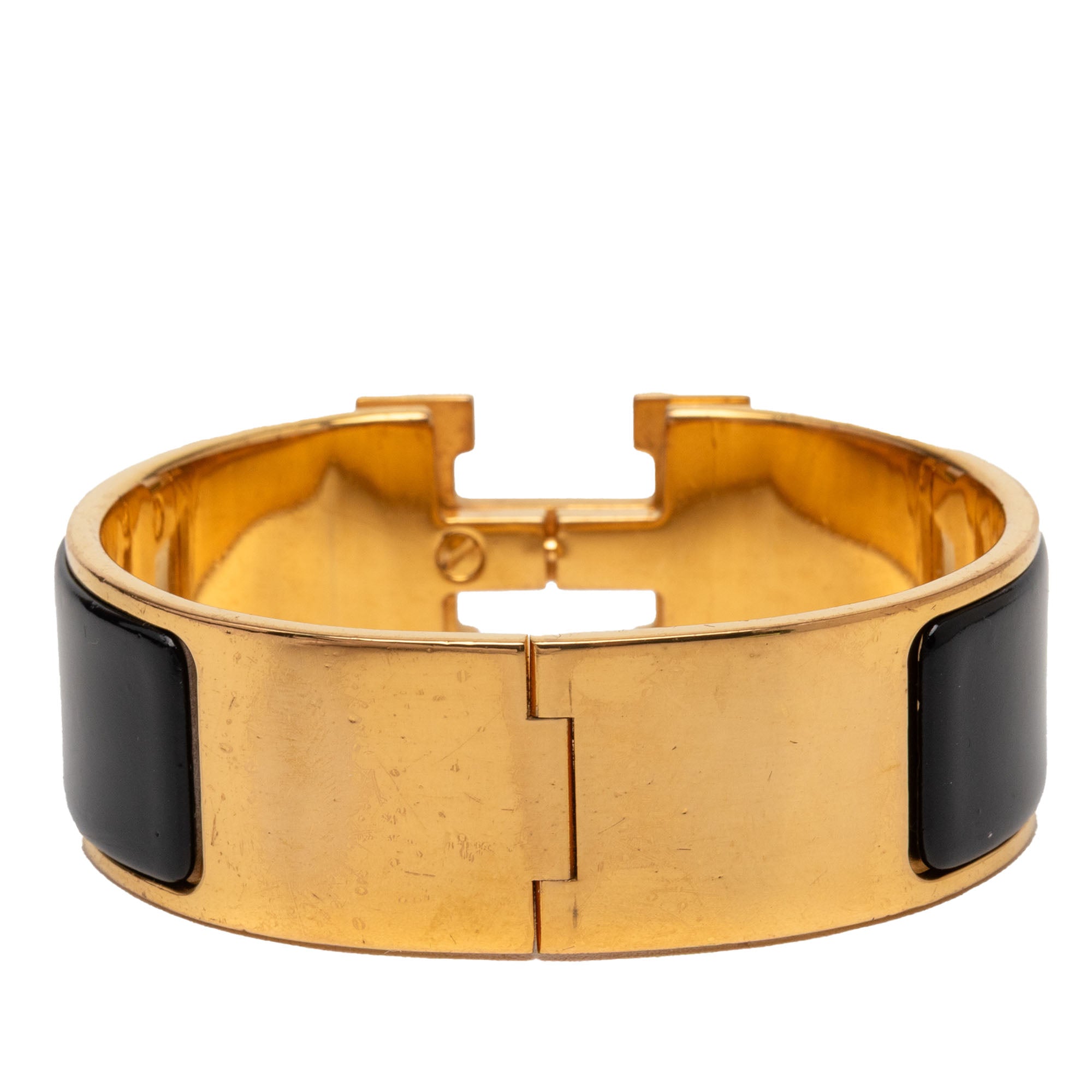 Wide Enamel Clic Clac H Bracelet GM - Image 3