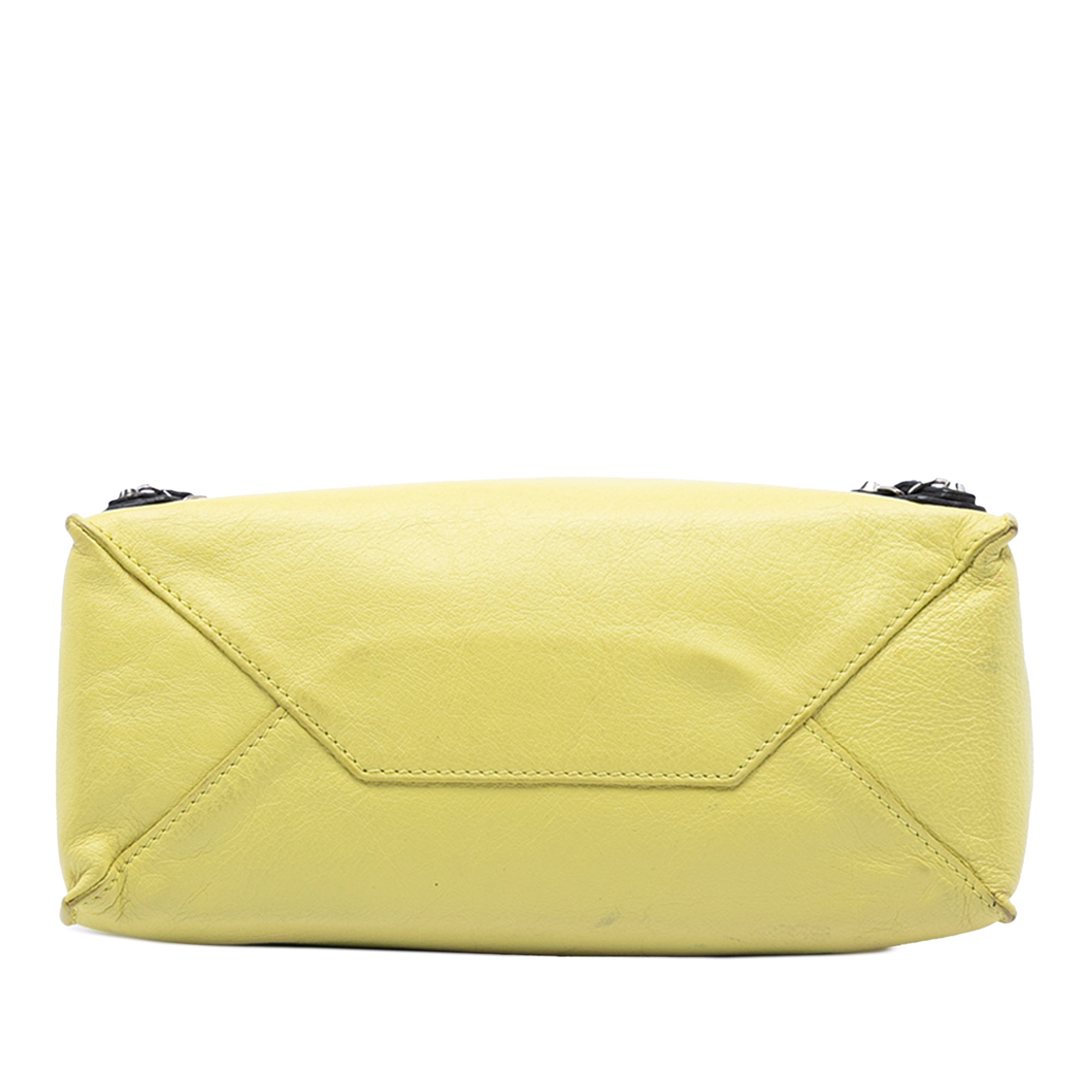 Mini Bicolor Leather Papier A4 Zip Around Tote - Image 3
