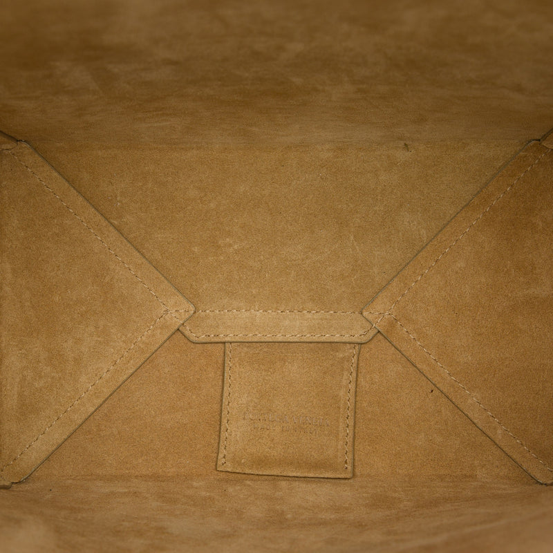 Small Raw Paper Calfskin Tote - Image 4
