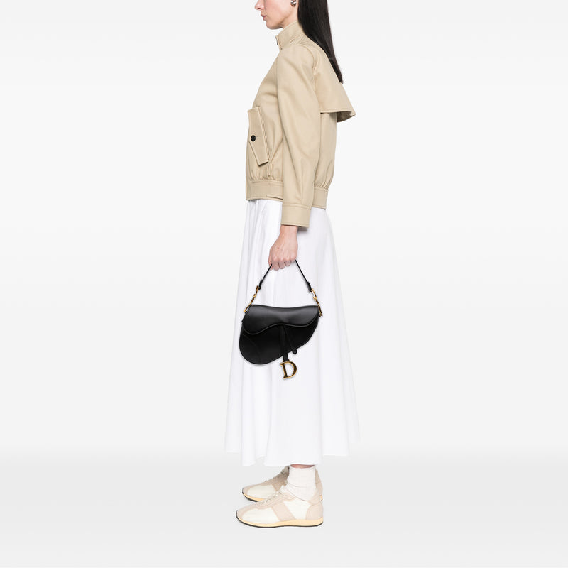 Smooth Calfskin Saddle Bag - Image 6