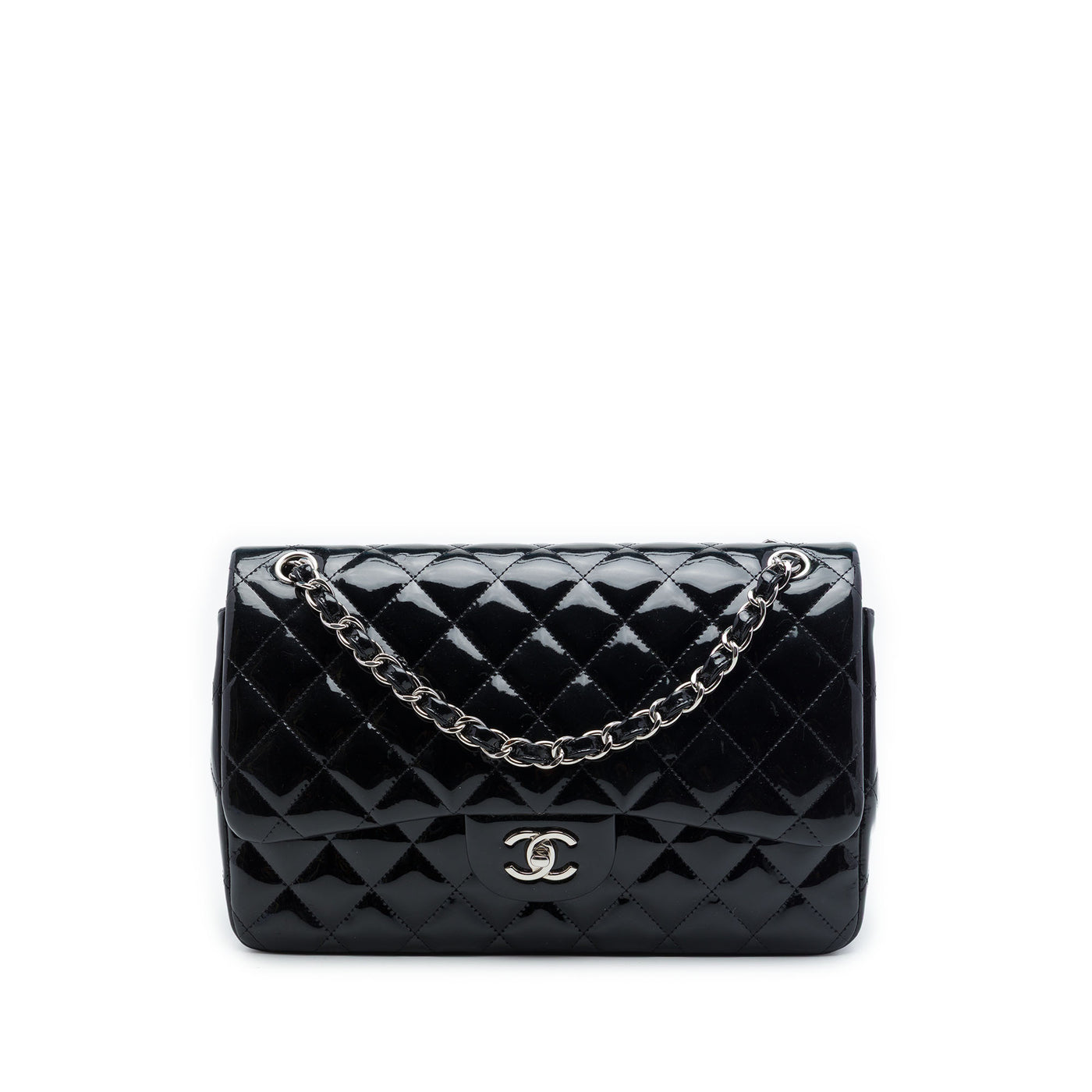 Jumbo Classic Patent Double Flap - Image 1