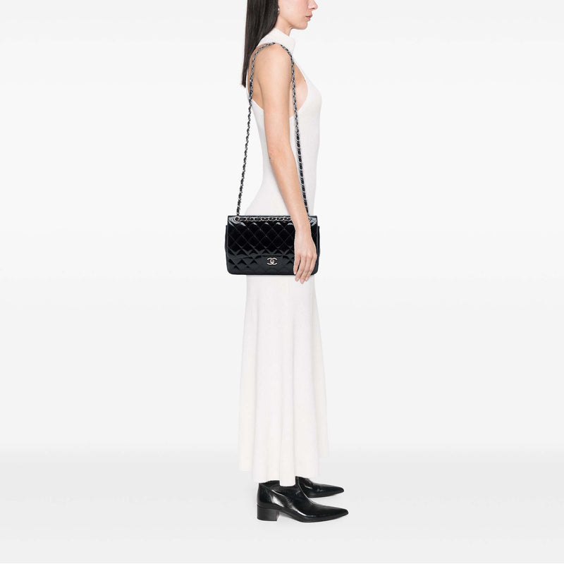 Jumbo Classic Patent Double Flap - Image 6